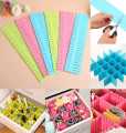 Adjustable Plastic Grid Drawer Organizer Multi-Purpose Drawer Storage Divider Adjustable Cabinet Storage Divider.