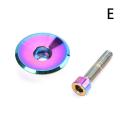 Bike Stem Cover Stem Top Cap Ultra light Headset Screw Front Fork Head Tub.