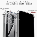 Xiaomi Redmi K70e 5G Flexible Clear Transparent Soft TPU Back Case Cover With Bumper.