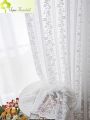 Lace Gauze Curtains White Striped Tulle For Living Room Bedroom Balcony Window Curtain Princess Mosquito Nets Wave Special Offer.