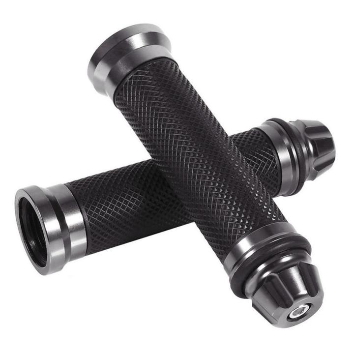 Motorcycle CNC Aluminum Rubber Handlebar Hand Grips for 7/8
