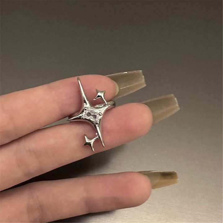 Cute%20Y2k%20Star%20Open%20Ring%20for%20Women%20Creative%20Vintage%20Silver%20Color%20Adjustable%20Rings%20Couple%20jewelry%20gift%20-%20Image%204