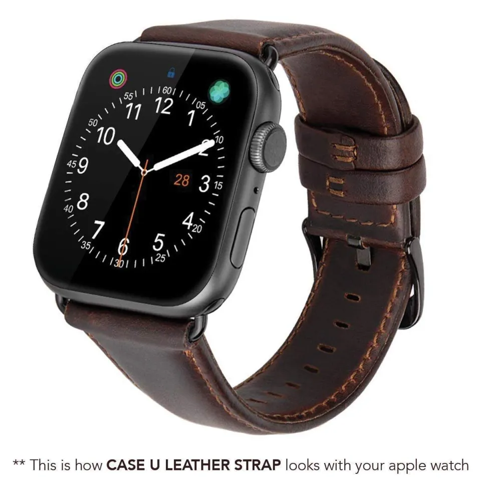 42/44Mm Leather Strap For Apple Watch Watch Strap Smart Watch Belt
