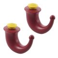 2X Yoga Nasal Neti Pot Rinsing Nose Wash System Sinus Irrigation Sinuses 200mL. 