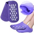 1Pair Anti Slip Foot Care Silicone Socks Reusable Spa Gel Socks. 