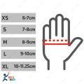 Motorcycle Racing Leather & Fabric Screen Touch Function Full Finger Gloves Bike Safety For BIKER. 