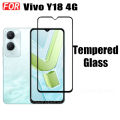 Vivo Y18 4G Shockproof Phone Case for Vivo Y28 Y38 Y18 Y18e Y03 4 in 1 Camera Lens Glass Screen Protector and Mobile phone holder. 
