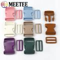5Sets 38mm Quick Release Buckles For Backpack Webbing Strap Plastic Ring Clasp Dog Collar Belt Tri-Glide Slider DIY Accessories. 