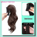 BEAUTYENTER Synthetic Long Curly Hair With Gripping Clip Wig, Natural And Lightweight Without Falling Feeling. 