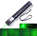 10 Miles 532nm Adjustable Focus Green Laser Pointer Beam Light Pen +Star Cap 5mw. 