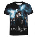 The Twilight Saga 3D print t-shirt Unisex Summer Fashion casual clothes men women Harajuku streetwear short sleeves cool T shirt. 