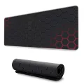 GAMING DESKTOP MAT E-SPORT HONEYCOMB PATTERN 300*700*2MM ANTI-SKID RUBBER MOUSE PAD. 