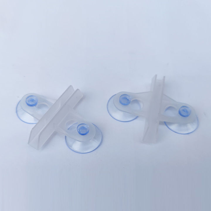2Pcs Aquarium Fish Tank Isolation Clip Partition Plate Glass Clamp Partition Suction Cup Breeding Separation Divider Sheet