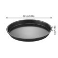 Round Pizza Plate Pan Deep Dish Tray Carbon Steel Non-stick Mold Baking Mold. 