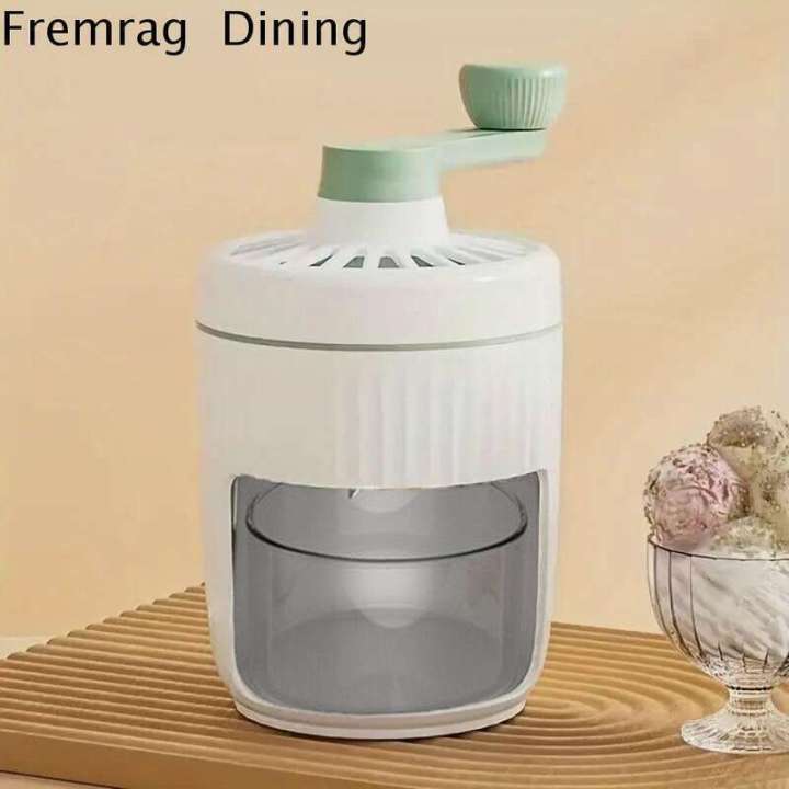 FREMRAG Hand Crank Manual Shaver Stainless Steel Blade Efficient Crusher Blenders DIY Shaved Ice hine Summer