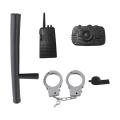 5x Costume Accessory Set Police Cosplay Costume Props for Performance Show Halloween Parties Photo Props Role Play Carnival.