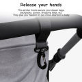 HelloKimi 2PCS Baby Stroller Hooks Hanger Bag Hook Clips Baby Pram Stroller Pushchair Swivel Hanger Hooks Hangers Accessories Stroller Hooks Pram Rotate 360 Cart Hook for Baby Diaper Bags Purse Groceries Clothing Shopping Bags. 