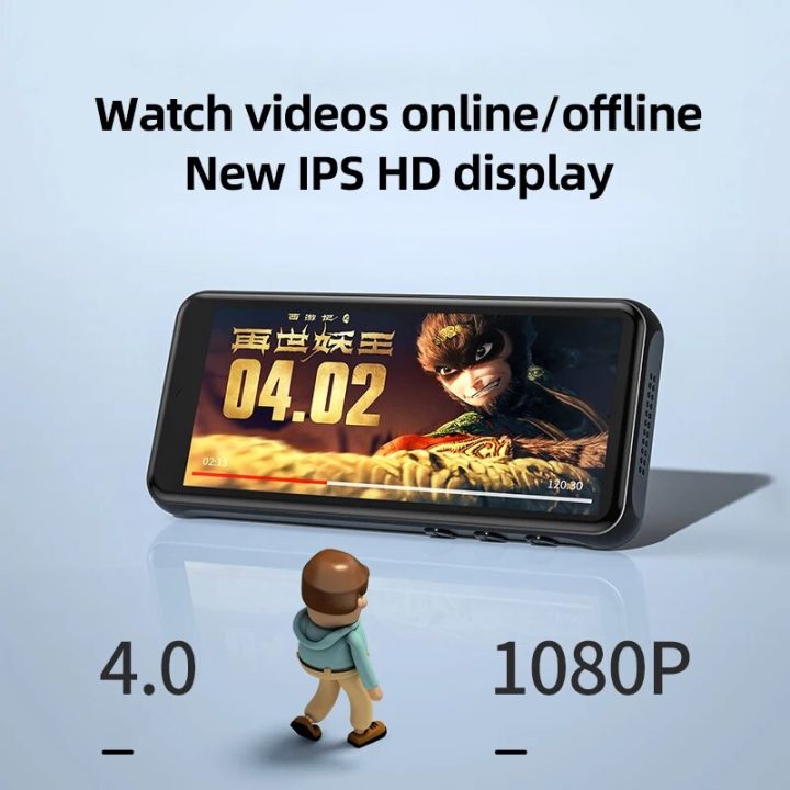 RUIZU%20Z80%2016G%20WiFi%20Android%208.1%20MP4%20Player%20With%20Bluetooth%204.2%20HiFi%20MP3%20Player%204.0inch%20Full%20Touch%20Screen%20Walkman%20FM/%20Ebook/Video%20-%20Image%204