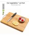 wooden cutting and choping board with handle 40*30cm.
