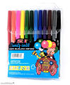 Uni-fine Water Colour Sign Pen 12Pcs - MultiColour.