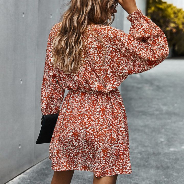 Autumn%20Floral%20Elegant%20Women%20Dress%20Long%20Sleeve%20Casual%20Beach%20Boho%20Loose%20Lace%20Up%20Sexy%20Dresses%20Woman%20Orange%20XL%20-%20Image%205