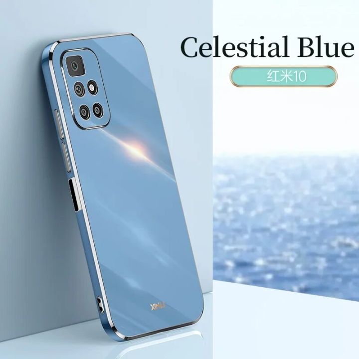 Fashions%20High%20Quality%20Casing%20for%20Xiaomi%20Redmi%2010%20Solid%20Color%20Straight%20Edge%206D%20Plating%20Phone%20Case%20Soft%20Cover%20-%20Image%206