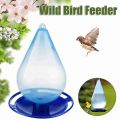 Automatic Bird Water Feeder Water Droplet Shaped Bird Waterer Easy Hanging Bird Feeder with Hook Bird Water Dispenser. 
