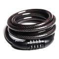 Tonyon Combination Lock Cable for Bicycles - Black. 