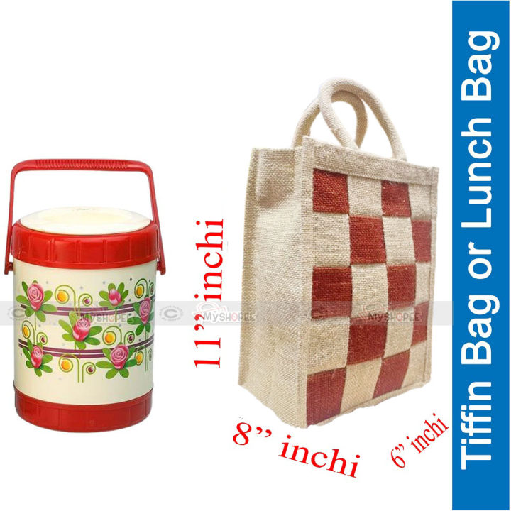 Jute%20Fabric%20made%20Lunch%20Carrying%20Bag%20with%20soft%20handle%20-%20Image%202