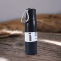 Black 600ml Outdoor Sports Riding Cup, 1 pcs Vacuum Water Bottle, 304 Stainless Steel Tumbler with Rope. 