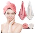 Fashion Women Absorbent Microfiber Towel Turban Hair. 