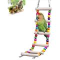 1 Feet Long Wooden Bird ladder toy & cradle fun cage toy for bird training bird accessories. 