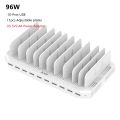 ALXUM 10 Ports USB Charging Station 96W Quick Charger for iPhone 13 14 Pro Max Xiaomi Redmi Note 11 12 Huawei Samsung iPad Air. 