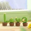 Crocheted Planter Crocheting Craft Table Centerpieces Crochet Kit for Kid Teens Beginners. 