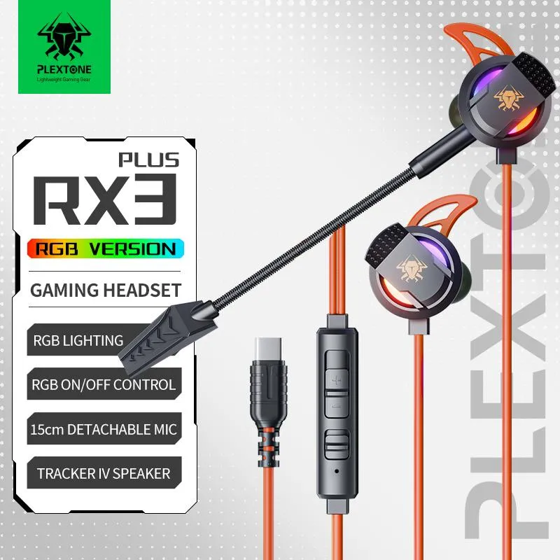 Plextone RX3 PLUS Type-C Wired Gaming Earphone 1