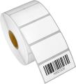 Pemimum Adhesive Blank Barcode Label Sticker 38mm x 25mm (1.5x1 Inch) 2 Rolls, 500 Labels Per Roll for Garments, Courier, Grocery, Super Shop, Food & Pharmaceuticals.. 