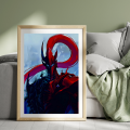 Solo Leveling Picture Frame - Igris Wall Frame - Anime Wall Frame - Size 11x14 inch.