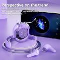 Timack® Air buds Air39 Transparent Fashion Noise Canceling Bluetooth 5.3 Wireless Earbuds Bluetooth Headset for Xiaomi iPhone Headphone. 