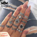 Carat 15-Piece Carat Women's Ring - Bohemian Style Open Ring. 