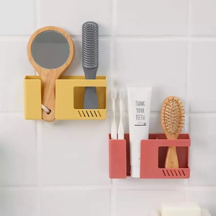 Multi-functional%20Wall%20Holder%20with%20extra%20Storage%20Box,%20Remote%20Control%20holder,%20Mobile%20stand%20Charging%20Shelf%20-%20Phone%20Stand%20-%20Image%204