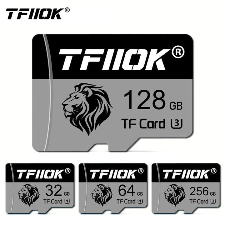 Memory Micro TF SD Card 64GB 128GB 256GB USH-3 C10 Flash Mini Card 8 16 32GB V10 High Speed Cameracartão de memória For Camera