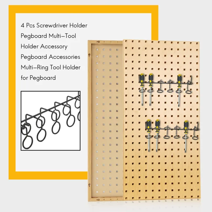 Screwdriver%20Holder%20Pegboard%20Multi-Tool%20Holder%20Accessory%20Pegboard%20Accessories%20Multi-Ring%20Tool%20Holder%20for%20Pegboard%20-%20Image%203