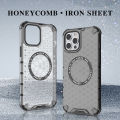 For Apple iPhone 12 Pro Case Honeycomb MagSafe Shockproof Camera Protection Back Cover ip12p casing. 