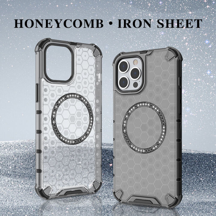 For%20Apple%20iPhone%2012%20Pro%20Case%20Honeycomb%20MagSafe%20Shockproof%20Camera%20Protection%20Back%20Cover%20ip12p%20casing%20-%20Image%202