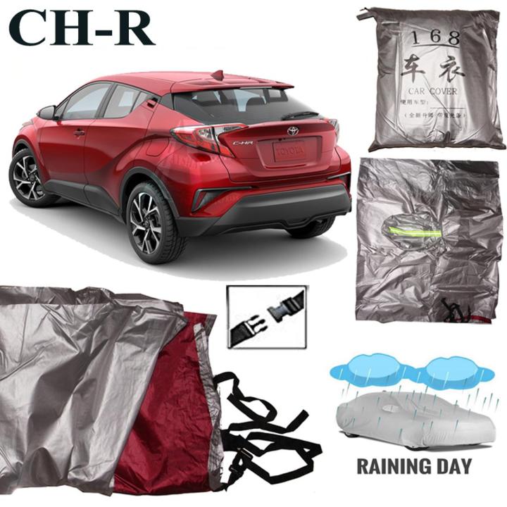 Car Body Cover for Toyota CH-R-2018-ON Silver Color Waterproof