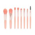 For Beginners 8 Pcs Mini Soft Makeup Brushes Set Eye Shadow Foundation Powder Eyelash Lip Concealer Blush Make Up Brush Set.