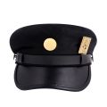 JoJo's Bizarre Adventure Kujo Jotaro Cosplay Cap Unisex Adult Metal Badge Hat.