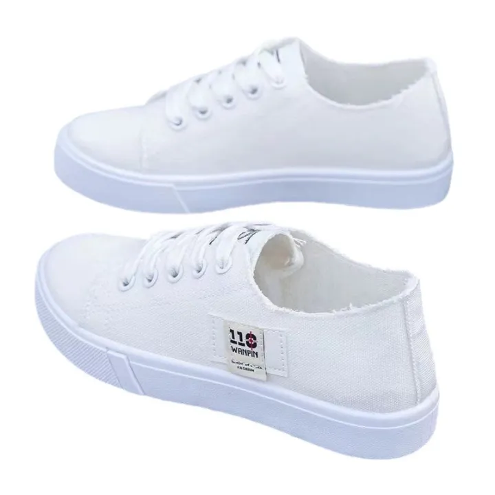Small%20white%20shoes%20women's%20spring%20and%20autumn%20low-top%20casual%20single%20shoes%20low-top%20fashion%20versatile%20canvas%20shoes%20breathable%20Korean%20version%20of%20nurse%20shoes%20-%20Image%205
