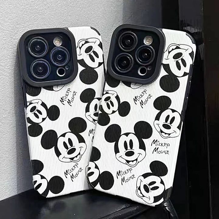 Disney Mickey Mouse Case for Samsung Galaxy S23 S22 Ultra S21 S20 FE Plus S10 A73 A71 A53 A52S 4G 5G A51 A50 A32 A21 A20 Cover