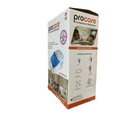 Procare Compressor Nebulizer (Blue) With Adult & Child Mask